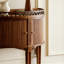 Armoire décorative française semi-circulaire