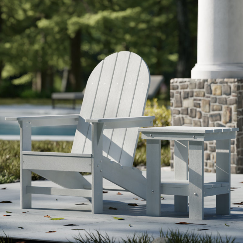 Freedom Traditional Adirondack Chair, White