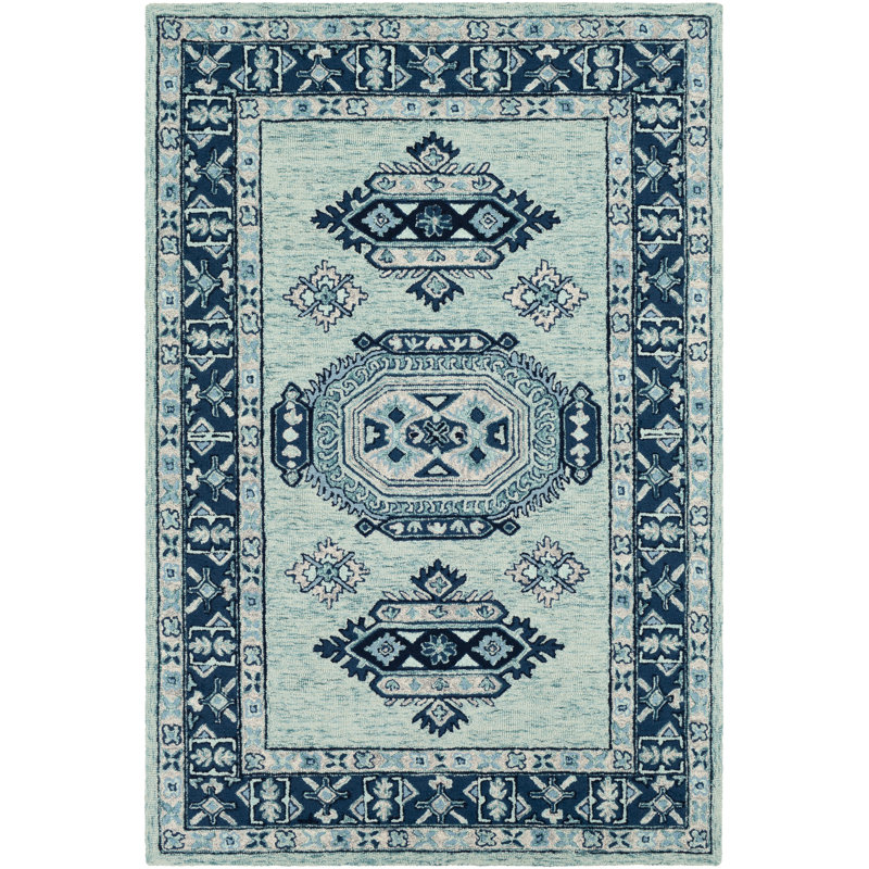 Elson Wool Oriental Indoor Rug, Rectangle 9' x 13'