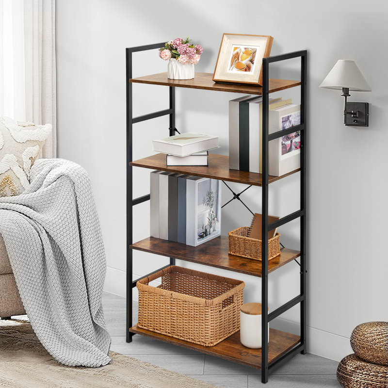 Bibliothèque Modern Modern, (4 tablettes) H 47,5 po x l 24 po x P 12 po