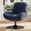 Upholstered Swivel Accent Chair-1943311173