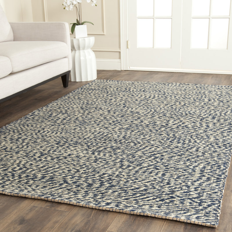Dollard Natural Fiber Hand Woven Jute Abstract Rug, Rectangle 11' x 15'