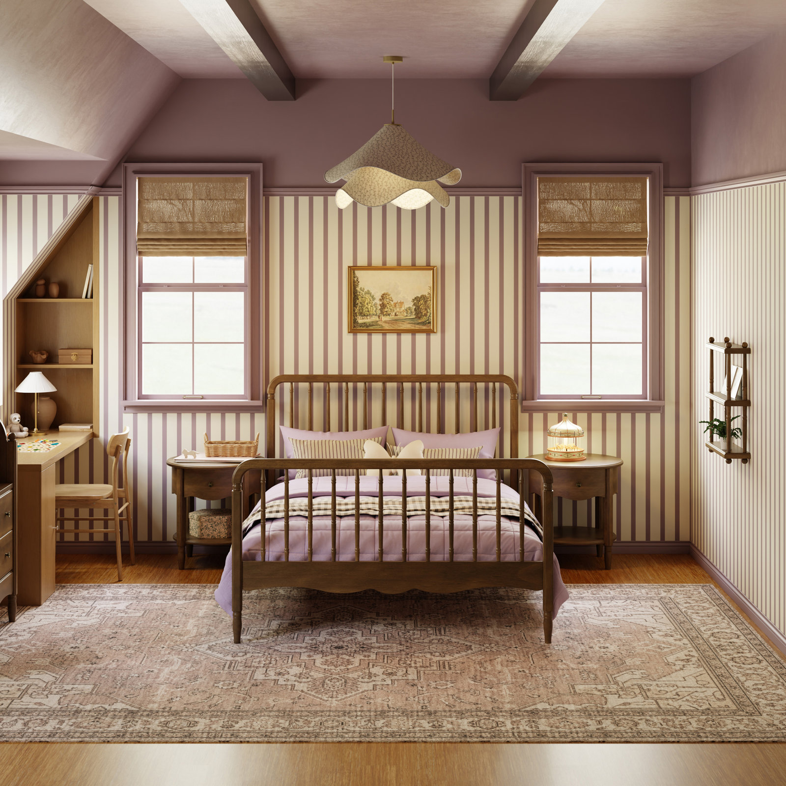 Liberty Narrow Bookcase, Natural Walnut