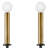 Lazlo 2-Light Two-Tone Candle Wall Sconce