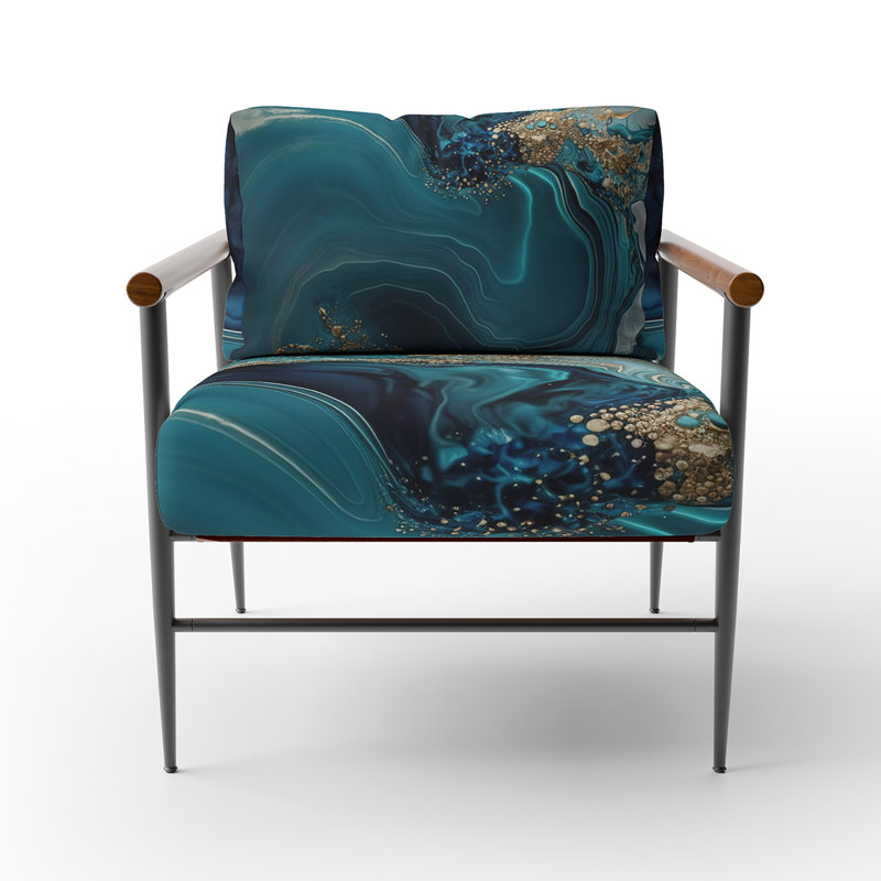 Fauteuil d'appoint Crofford, Noir, noir, noir, noir