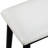 3pc Vanity Table and Stool Set Built-in Led-lit Mirror Matching Cushioned Stool Gold-accented Handles Wooden Home Furniture Black-984085904