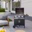 Jasmine Belfry Kitchen 3 - Burner Countertop Liquid Propane 30000 BTU BTU Gas Grill with Cabinet