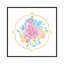 Floral Center Flower 1 Piece Wall Art on Canvas-1938362514-1938362541