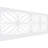 H 94.5'' W x 0.625'' D Plastic Wainscot Paneling Kit-69958709