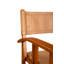 Chaise pliante en cuir Regenald, brun