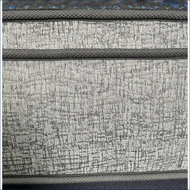 Mattresses, Restonic Comfort Care 15” Euro Top Hybrid Mattress with Individual Pocketed Coils, Plush Comfort, Twin | Foam | Grey+Blue