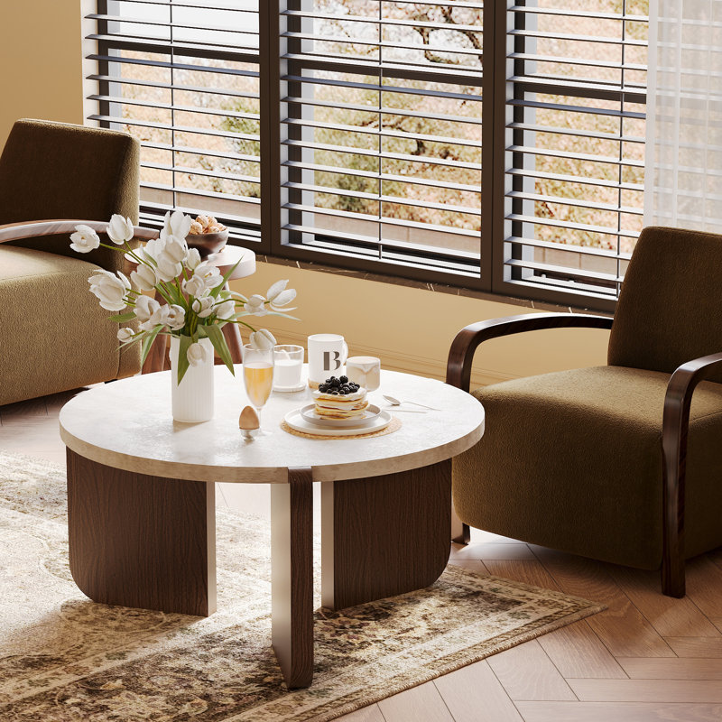 Wrought Studio™ Chiara 3 Piece Coffee Table Set & Reviews | Wayfair