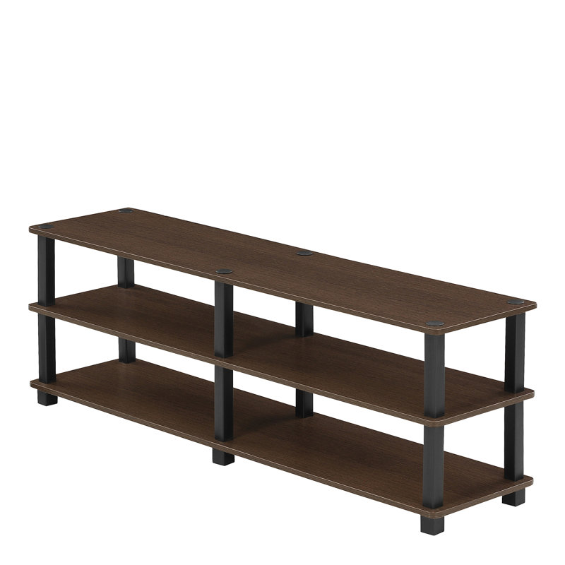 18 Pair Shoe Rack, Dark Brown/Black