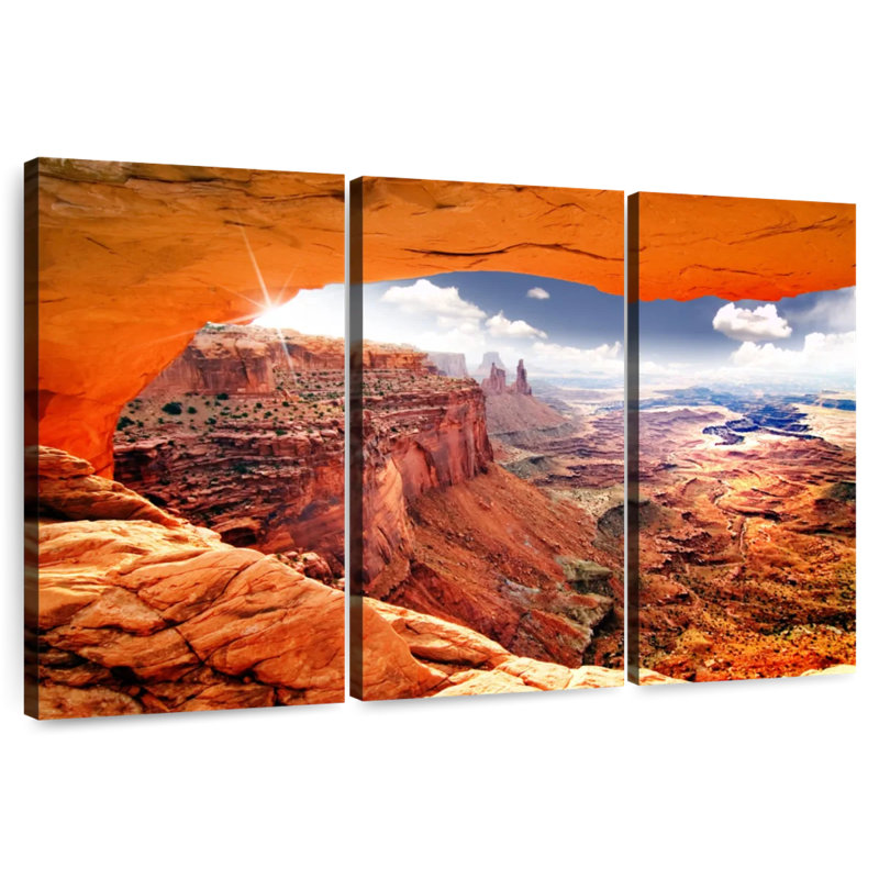Alvord Grand Canyon rouge, H 24 po x l 38 po
