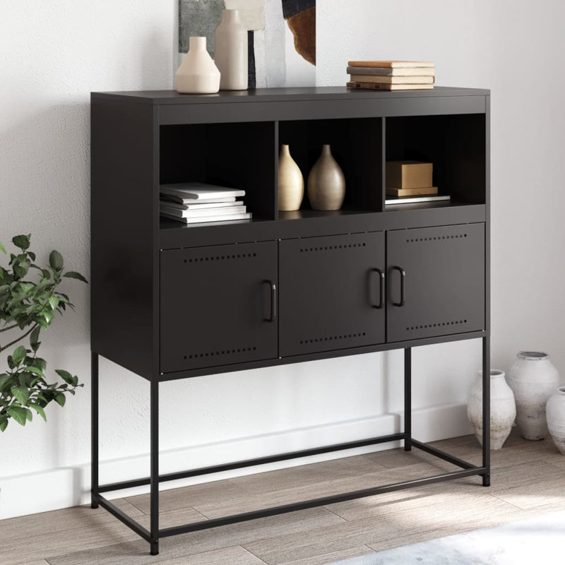 Raenah 100.5cm Sideboard, Black