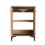 Base de meuble-lavabo avec lavabo, armoire de rangement avec portes, bois d'ingénierie