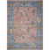 Afterglow Oriental Hand-Knotted Wool Area Rug in Sunset/Blue/Beige