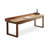 Burlywood Rectangular Solid Wood Writing desk with drawers desk-1881849929