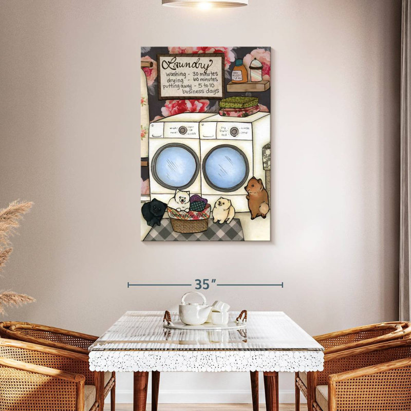 Brampt Pomeranian Piles, 45" H x 30" W
