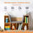 Bookcase With Reading Nook And Cushion, Multi-Purpose Storage Organizer-846477675
