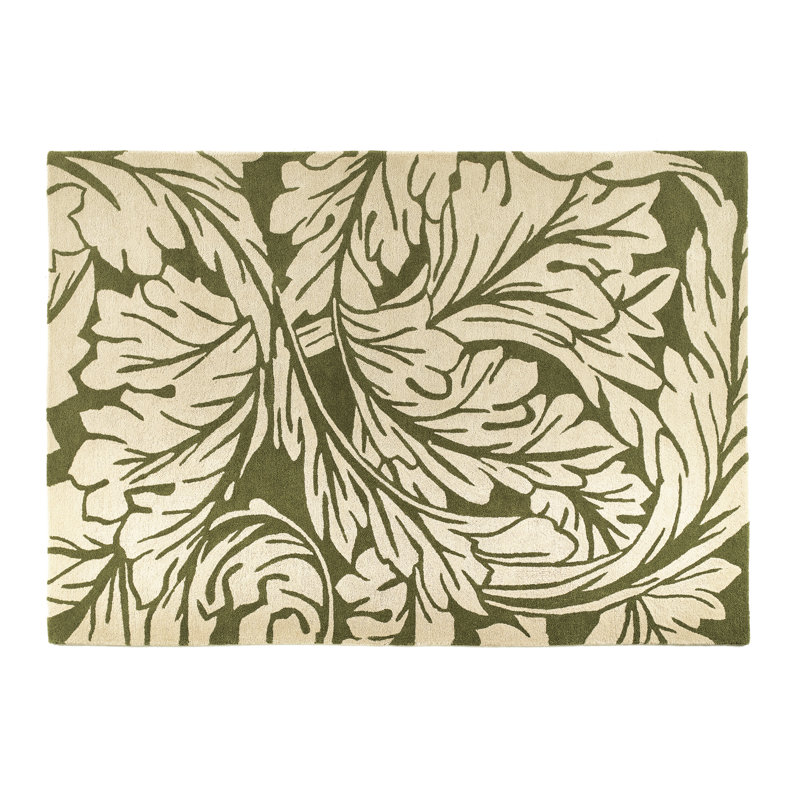 Runner Deljana Floral Wool 200cm X 290cm Area Rug