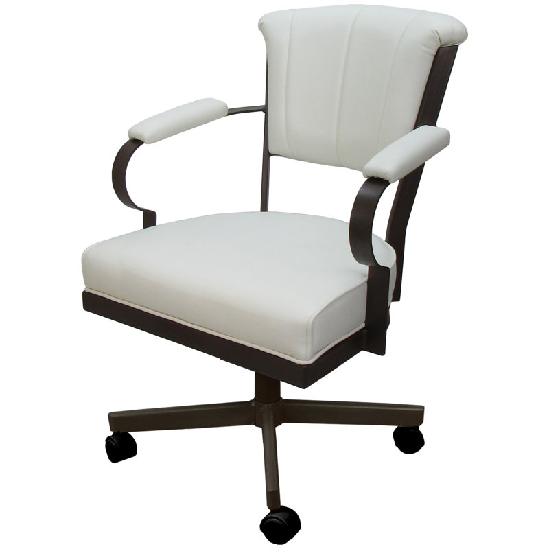 Chaise de salle à manger Dalibor, Blanc, Brun