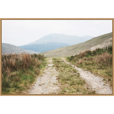 Scottish Highlands Road I By Laura Marshall Framed Canvas Wall Art Print