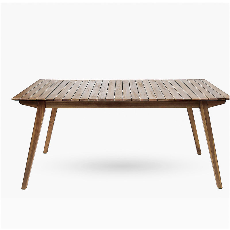 Outdoor 69" Solid Wood Dining Table