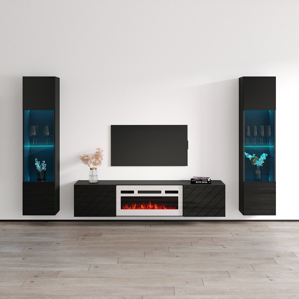 Brayden Studio® Breyton Entertainment Center for TVs up to 78" with ...