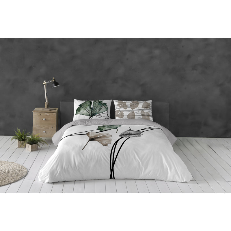 Daca Queen 3pcs Cotton Duvet Cover Set (90"Wx92"L), Queen Duvet Cover + 2 Pillow Shams