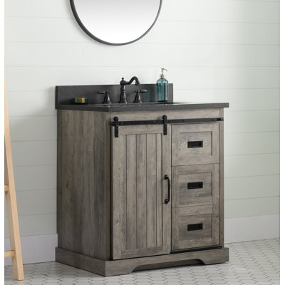 Cayden 30'' Single Bathroom Vanity with Top