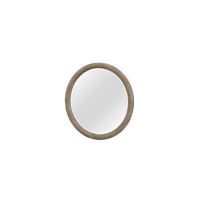 Miroir rond English Oak