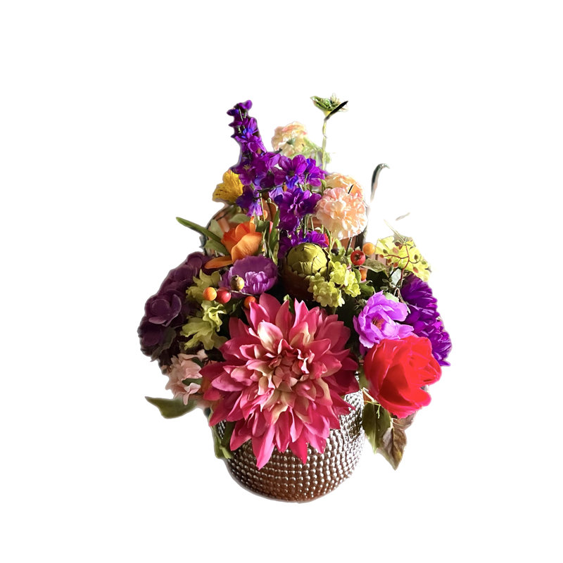 Arrangement en fausse soie