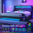 Komor Upholstered Storage Bed with Charging Station and LED Lights-1052387191-1052387190