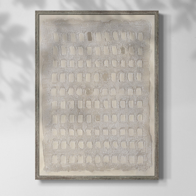 Pearl Punch Card I, reproduction encadrée - bois massif, H 21 po x l 17 po