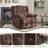 41.5" Wide Upholstered Recliner, Oversized Power Swivel Rocker Recliner Chair with USB & Type-C Port-576323599