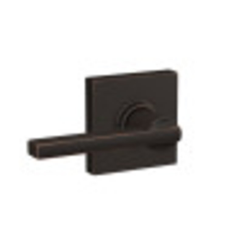 Latitude Passage Leverset with Collins Rosette, Aged Bronze