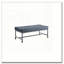 Banc en velours Brantley et finition gris sable