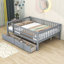 Lit en bois avec deux tiroirs-88580461-88580460