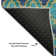 Premium Machine Washable Prisco Teal Rug