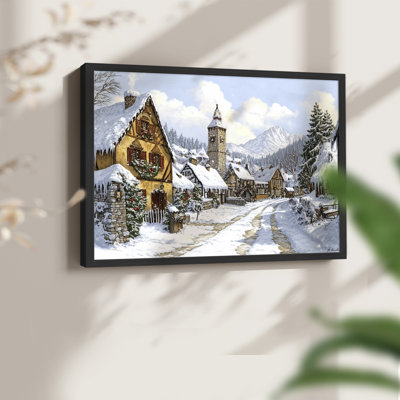 Chirstmas Art-CCXCVI -Framed Print - Restickable