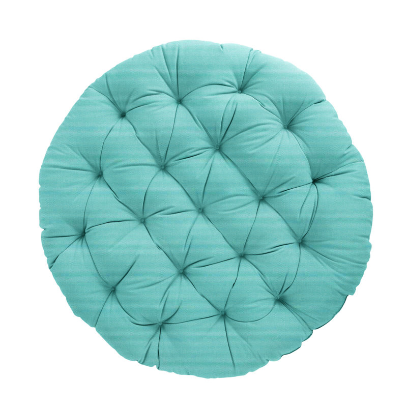 Coussin intérieur / extérieur Sunbrella Papasan, Toile Sunbrella® Aruba, L 44 po x P 44 po, Polyester