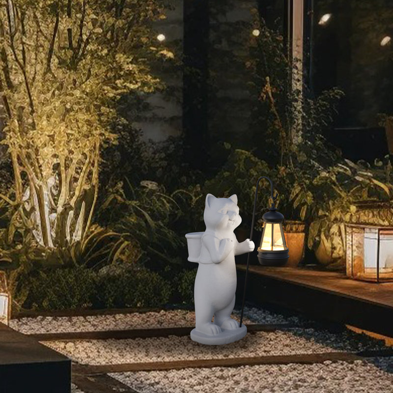Resin Garden Statue, White