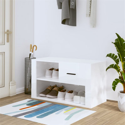 Illughi Polyurethane Upholstered Storage Bench