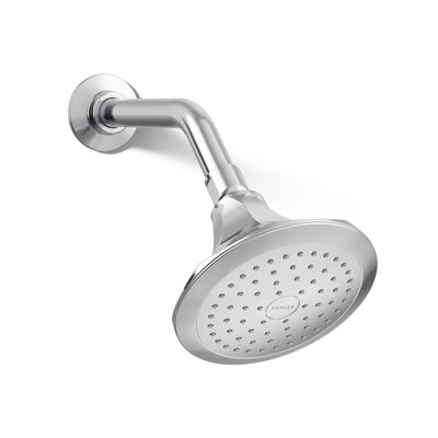 Memoirs 2.5 GPM Single-Function Wall-Mount Shower Head with Katalyst Air-Induction Spray
