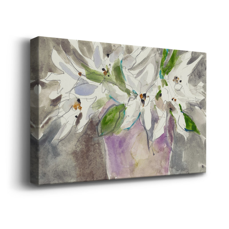 Magnolia Charm I - impression sur toile tendue, L 18 po x H 12 po