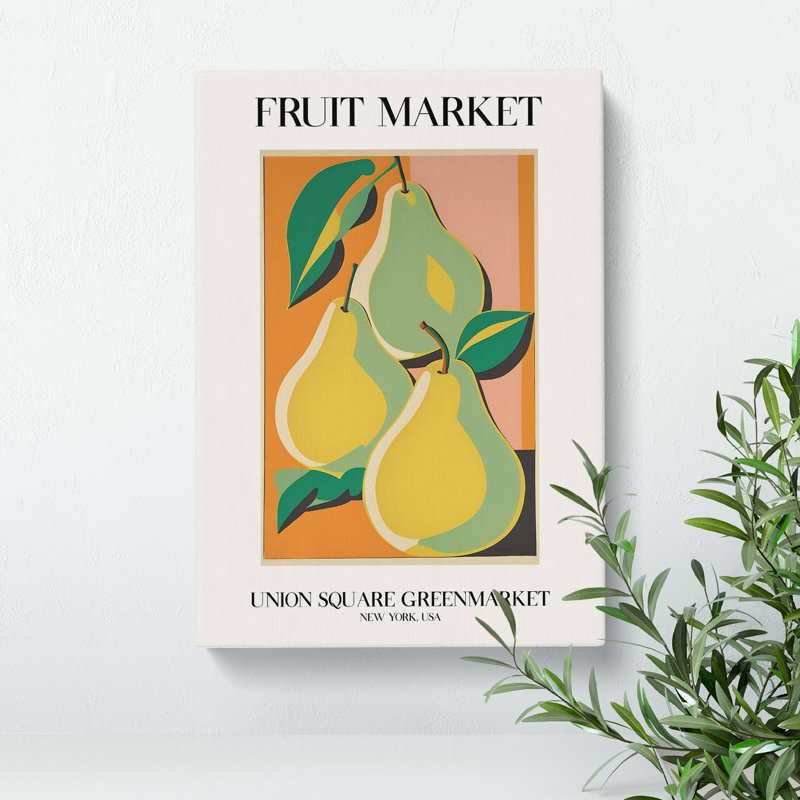 Union Square Fruit Market Exhibition 4 - Wrapped Canvas, 76cm H x 50cm W x 3cm D