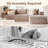 No Assembly Required Compression Packed Bonless Corduroy Fabric Sofa-995107886-991006489