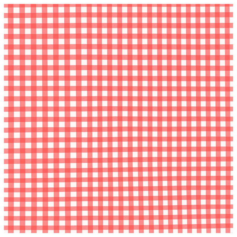 Red White Gingham Pattern Blankets, 50in W x 60in H