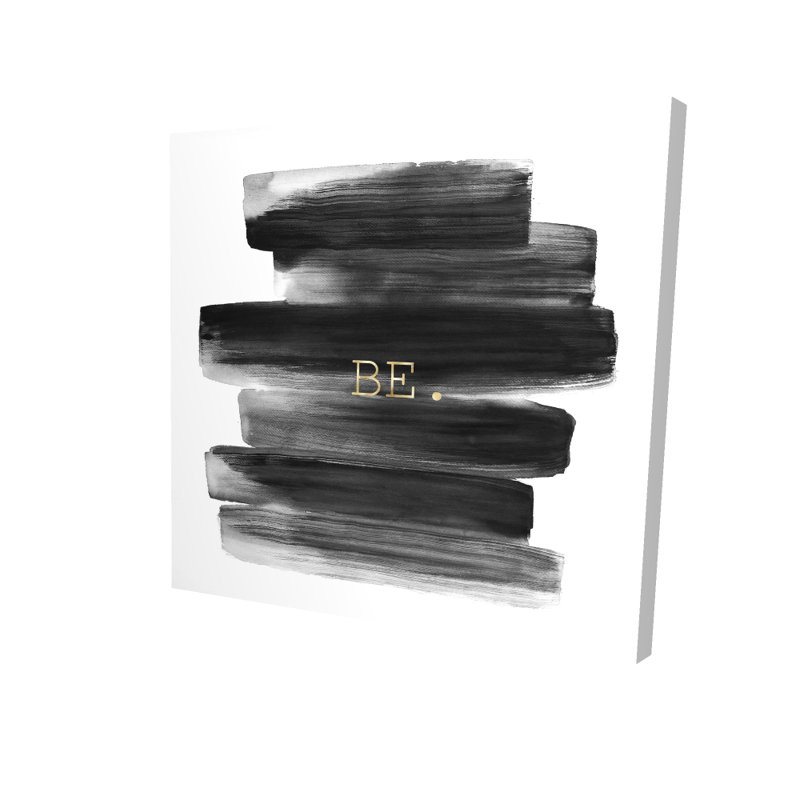 Be. Toile de bureau Shapes - œuvre d'art moderne de décoration intérieure